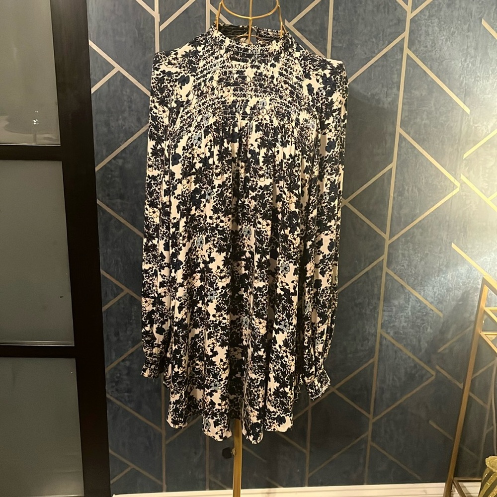 Free People Floral Mini Dress